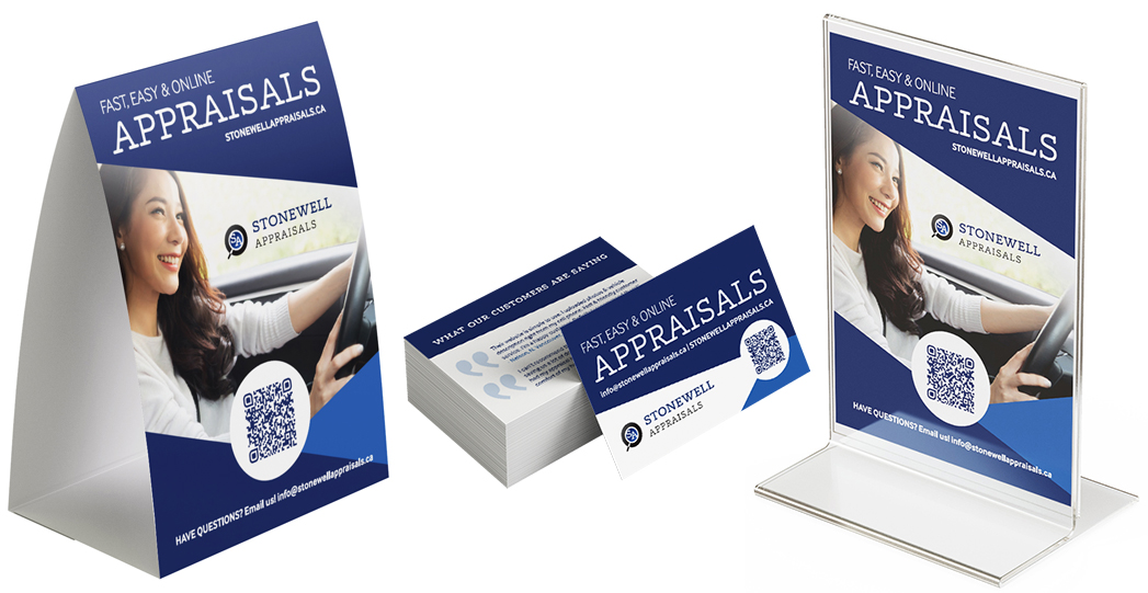 Stonewell Appraisals marketing materials